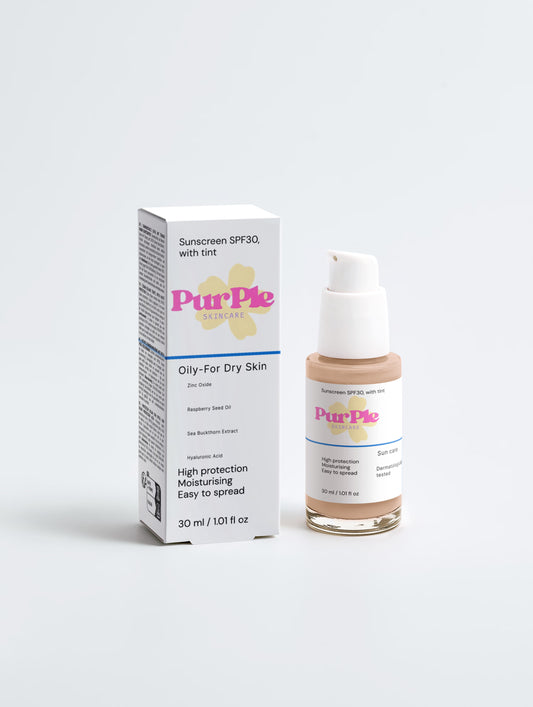 Sunscreen SPF30, with tint